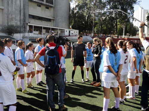 Equipe Feminina participa do programa Esporte Fantástico