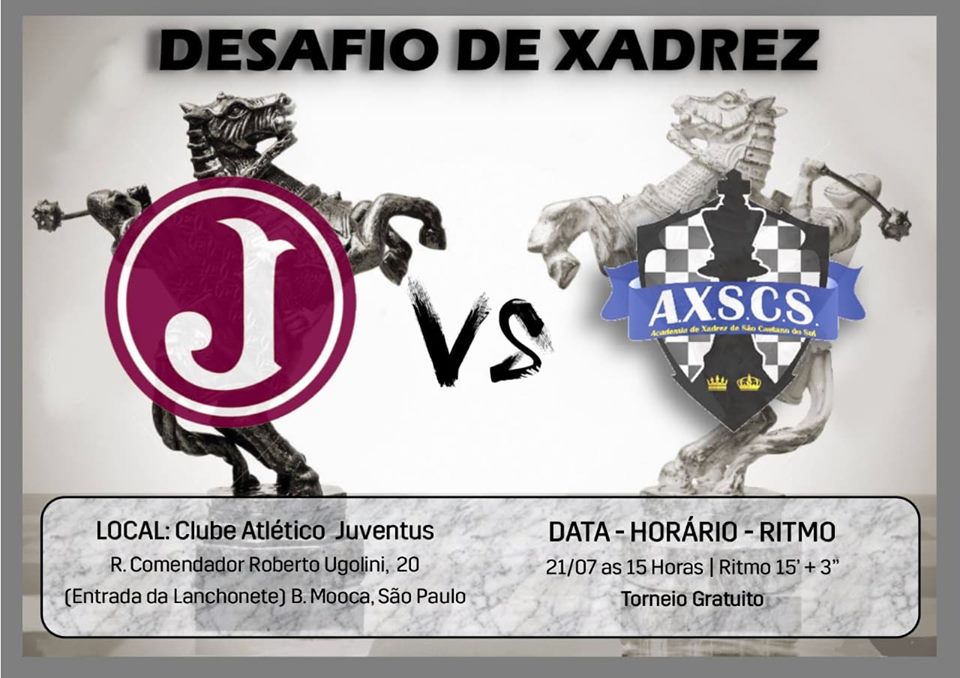 Clube Atlético JuventusDepartamento de Esportes promove Palestra sobre o  Jogo de Xadrez - Clube Atlético Juventus