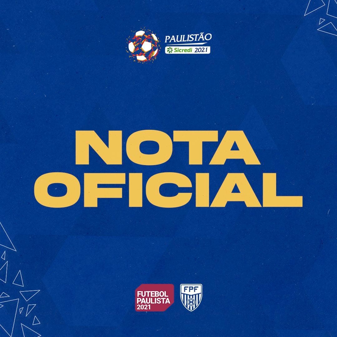 FPF divulga Nota Oficial- Futebol Paulista