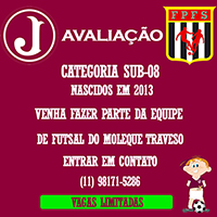 Avaliação Futsal - Categoria Sub 08