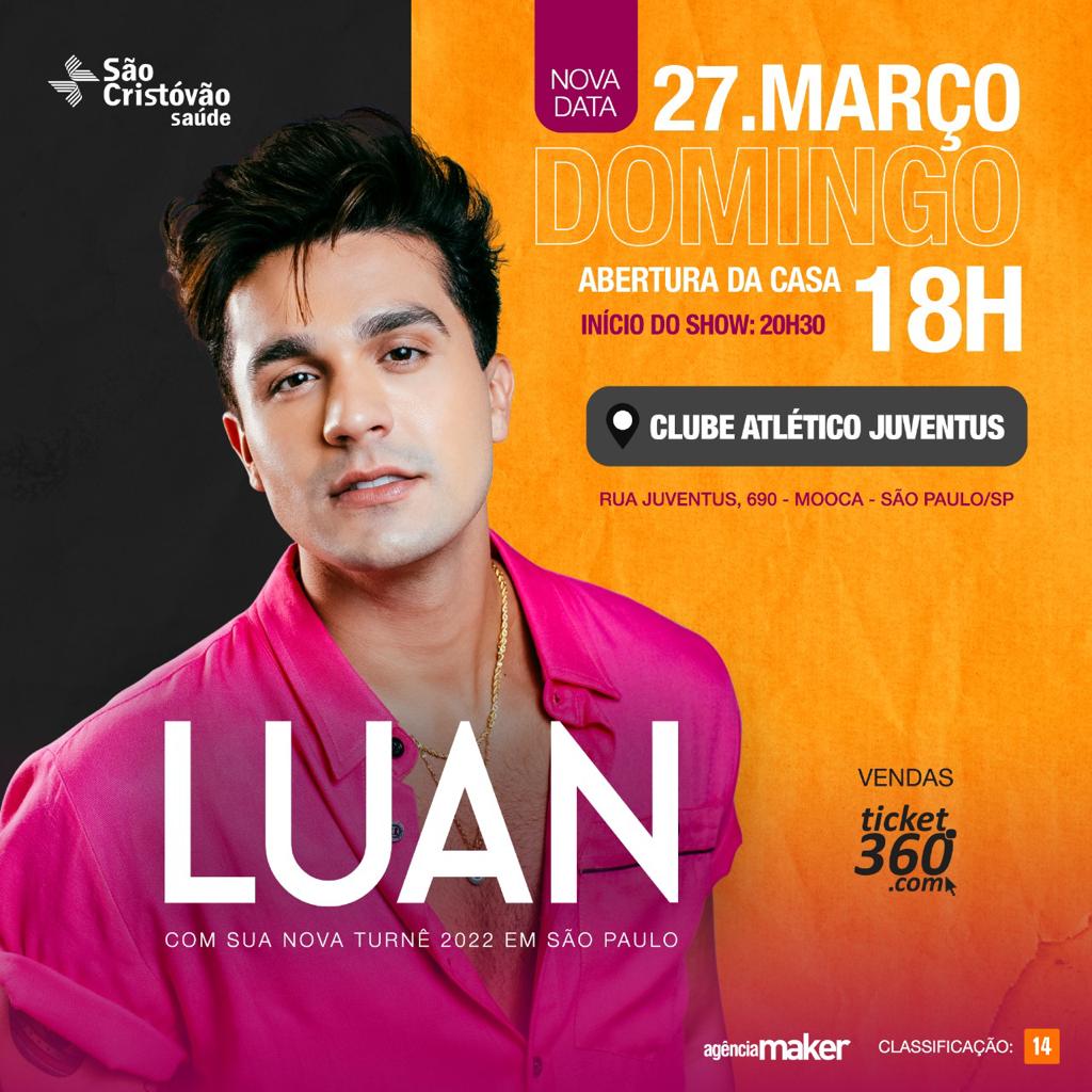 Show Luan Santana - Turnê 2022