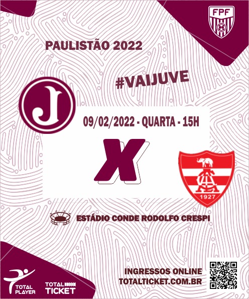 Ingressos - Juventus x Linense - 5ª rodada do Paulista A2