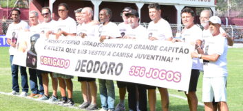 Homenagem ao Deodoro - Atleta que mais defendeu o Juventus - 356 Jogos