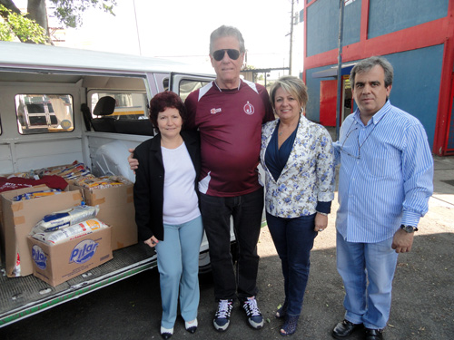 Juventus oferta alimentos à entidade filantrópica da Mooca