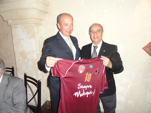 Presidente do Juventus se encontra com o do Banif