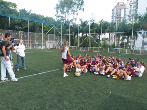 Equipe feminina participa do SBT Manhã