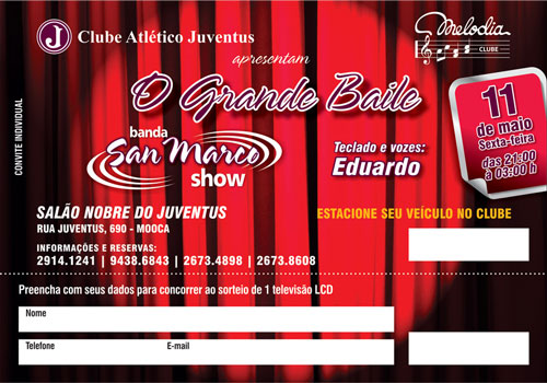 Juventus e Melodia Clube apresentam “O Grande Baile”