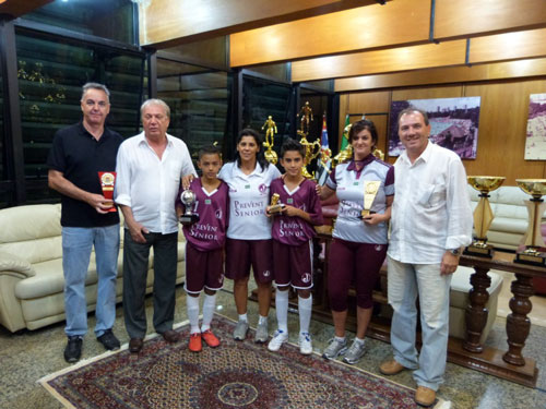 Federação Paulista de Futsal homenageia juventinos