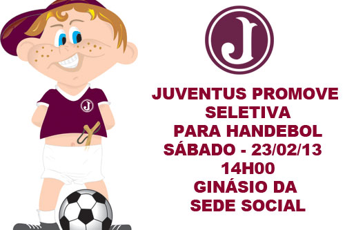 Juventus realiza seletiva de Handebol