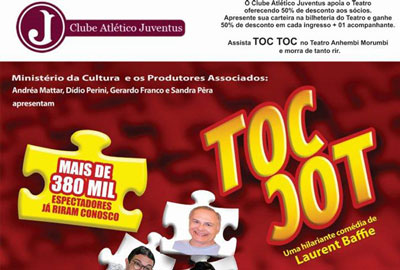 Sócios Grenás têm desconto no Teatro Anhembi Morumbi