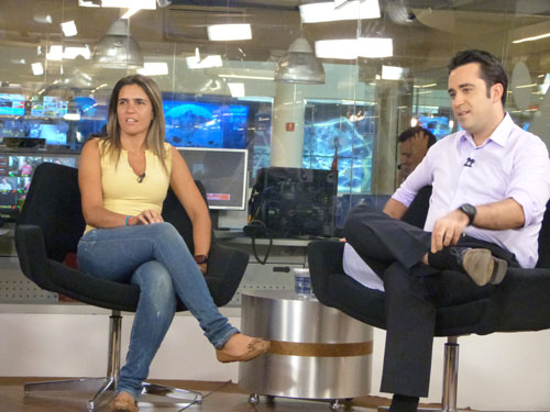 Emily Lima participa do Magazine Bandsports
