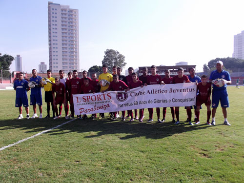 Sub 15 de Futebol empata com a equipe do Palmeiras e Sub 17 perde