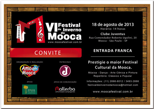 Juventus sediará o VI Festival de Inverno da Mooca