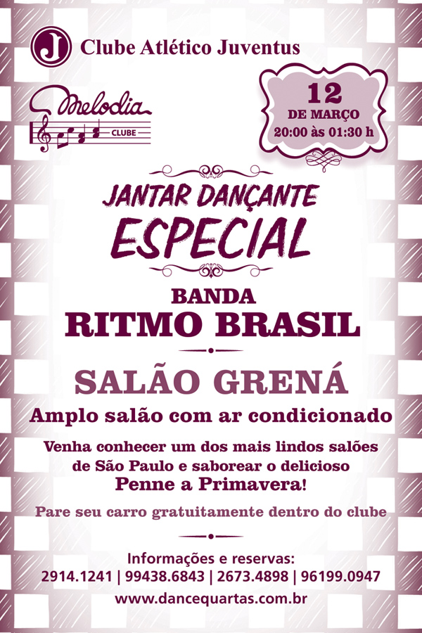Clube promove Jantar Dançante