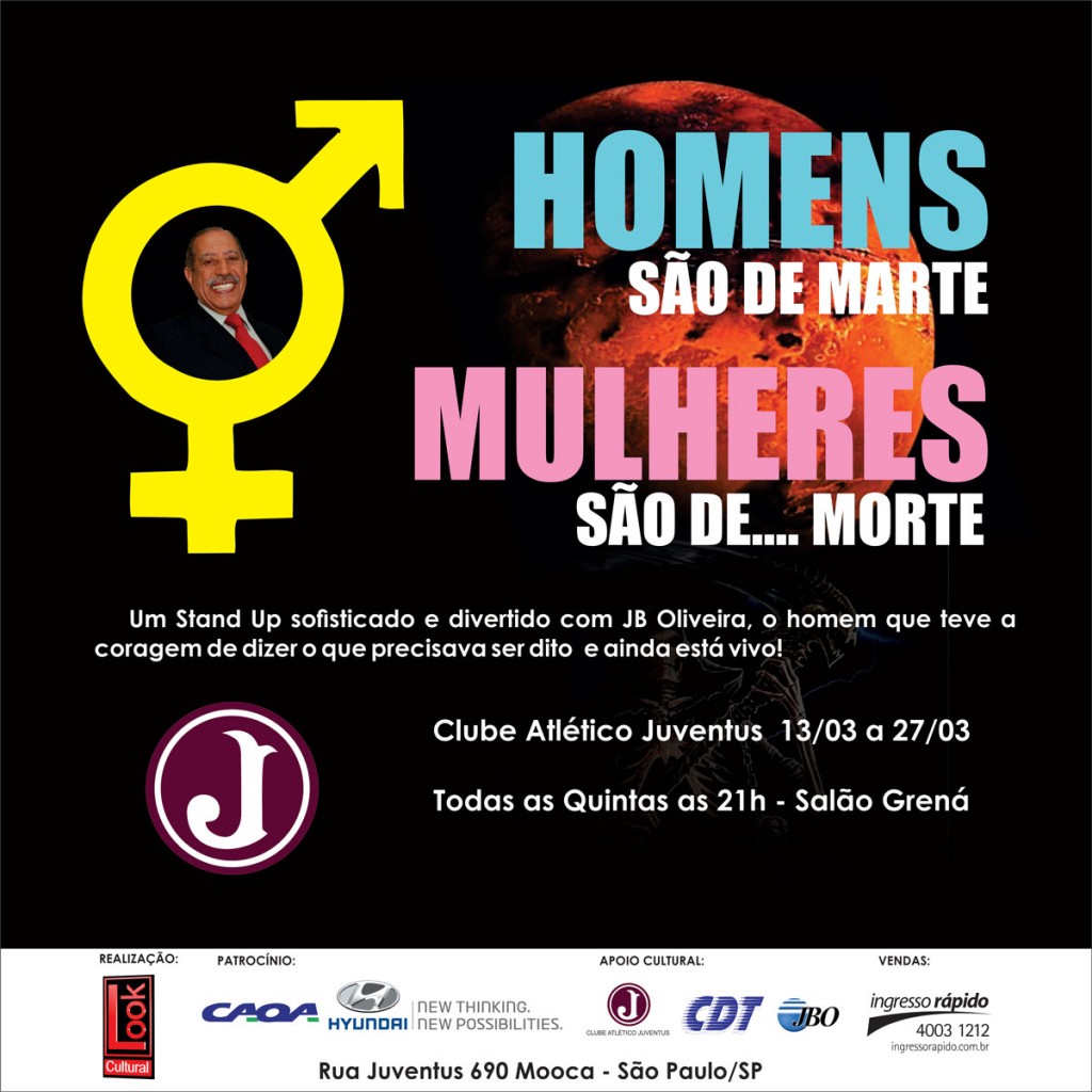 Stand Up Os Homens são de Marte e as Mulheres são de Morte