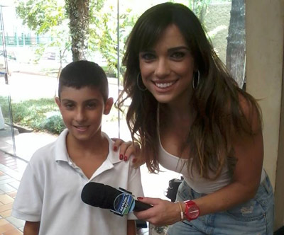 Atleta Mirim de Bocha participa do Arena SBT