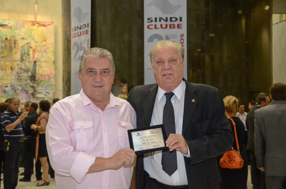 Juventus é homenageado no jubileu de prata do Sindi-Clube