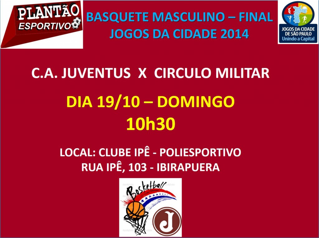 Juventus disputa a final de Basquete dos Jogos da Cidade