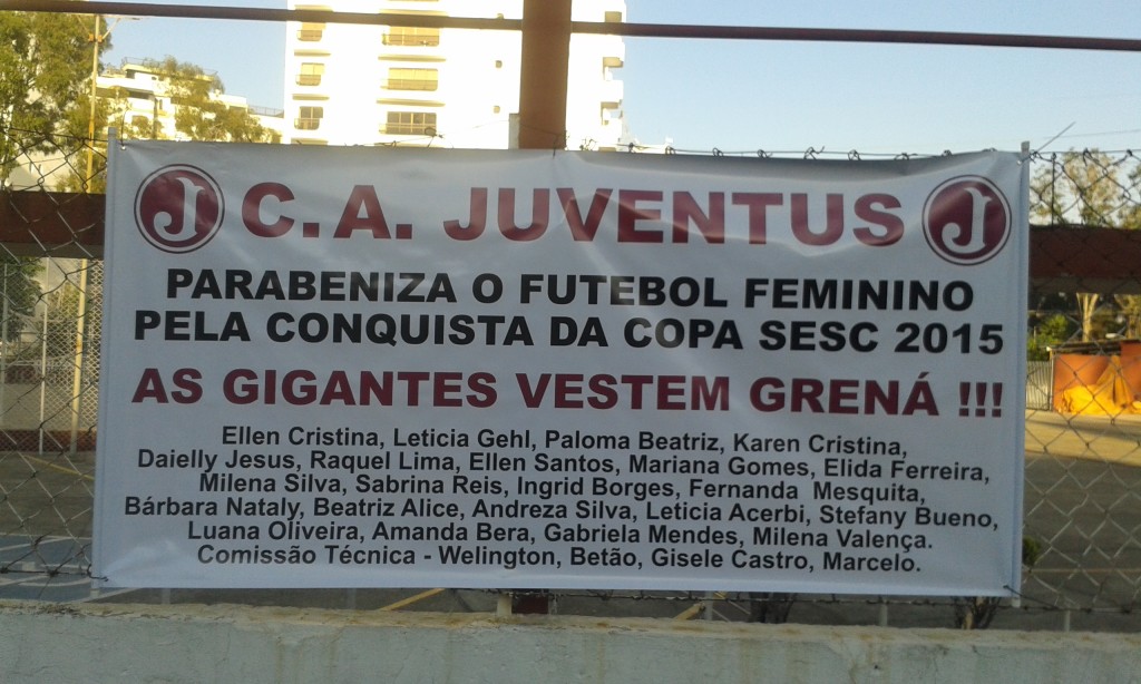 Equipe Feminina de Futebol recebe homenagem pelo Título da Copa Sesc
