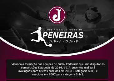 Juventus realiza avaliações de Futsal
