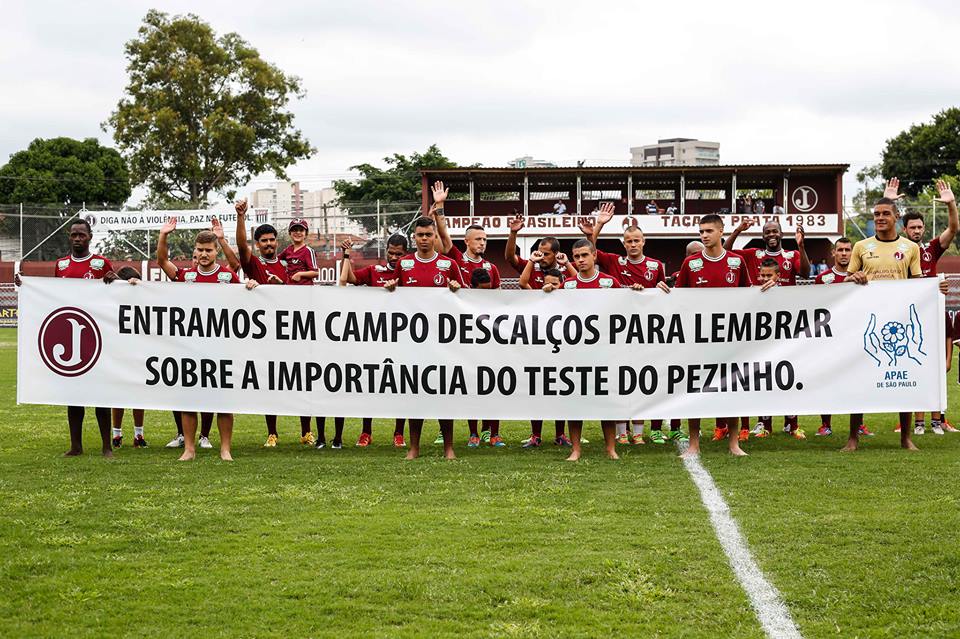 APAE de São Paulo e Juventus realizam ação pela importância do Teste do Pezinho