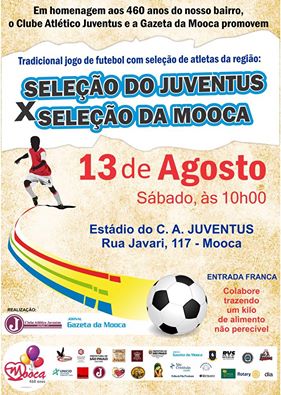 Aniversário da Mooca – Seleção do Juventus X Seleção da Mooca