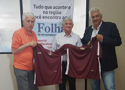 Domingos Sanches visita à Folha