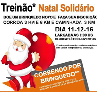Equipe de Corrida promove “Treinão Natal Solidário”