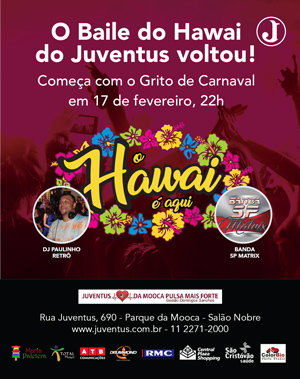 O Baile do Hawai do Juventus voltou