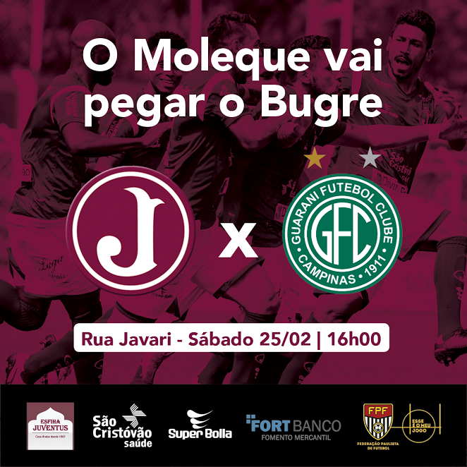 Ingressos – Juventus X Guarani