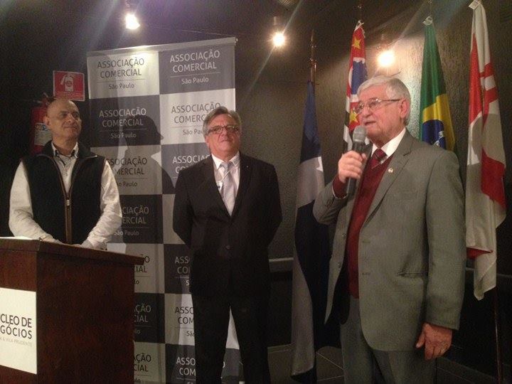 Presidente Domingos Sanches é homenageado pela ACSP