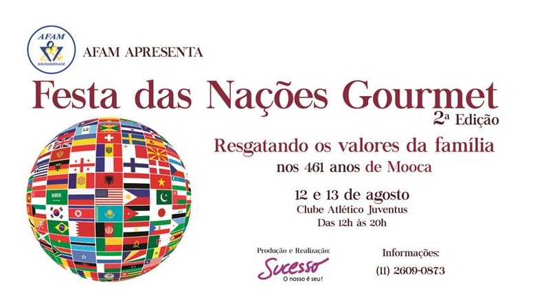 Festa das Nações Gourmet – 2ª Edição