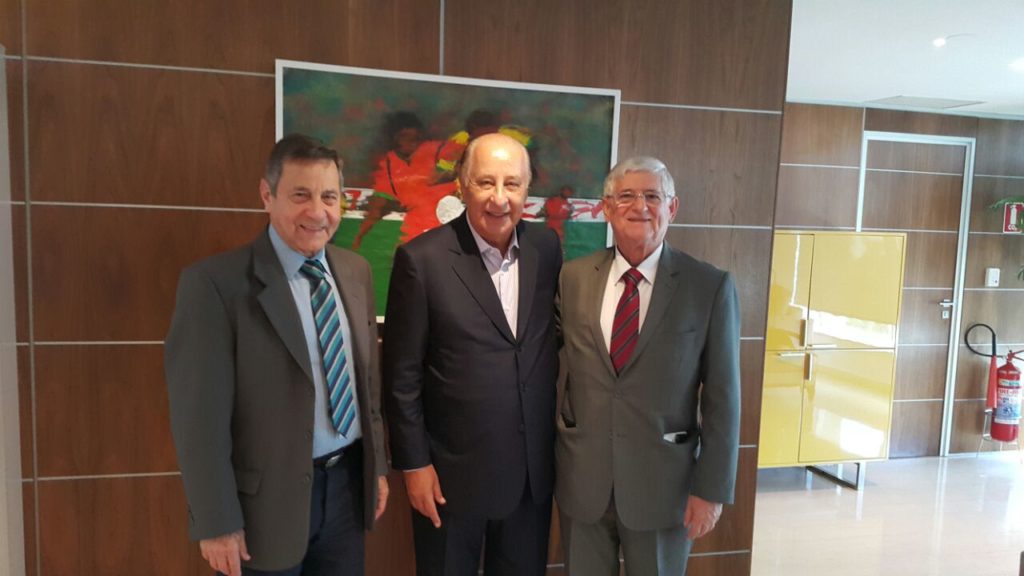 Presidente Domingos Sanches visita à sede da CBF