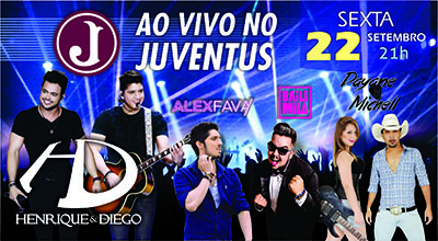 Henrique e Diego se apresentam no Juventus