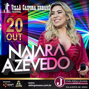 Naiara Azevedo se apresenta no Juventus