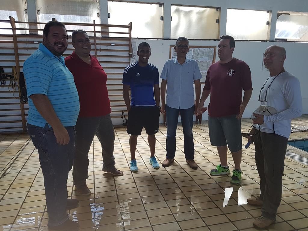 Supervisor da CBDA visita o Clube