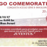 Juventus promove Jogo Comemorativo dos 20 anos ao Acesso à Série B
