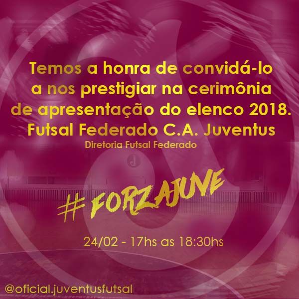 Juventus vai disputar o Campeonato Metropolitano de Futsal