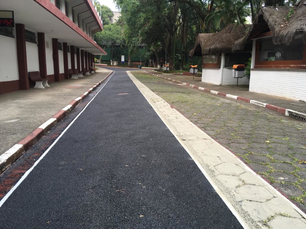Pista de cooper passa por revitalização