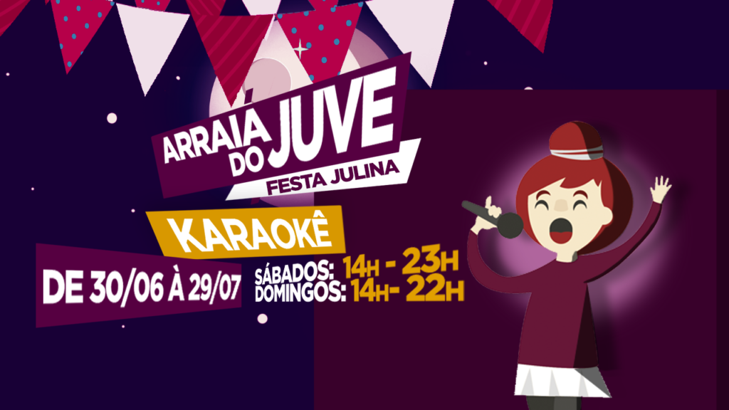 Êta sô, o “Arraiá do Juve” será animado!