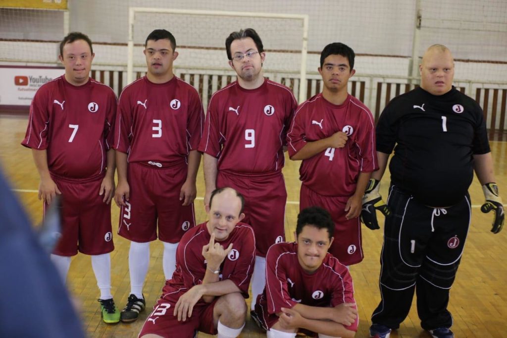 Juventus recebe jogo-treino de Futsal Down