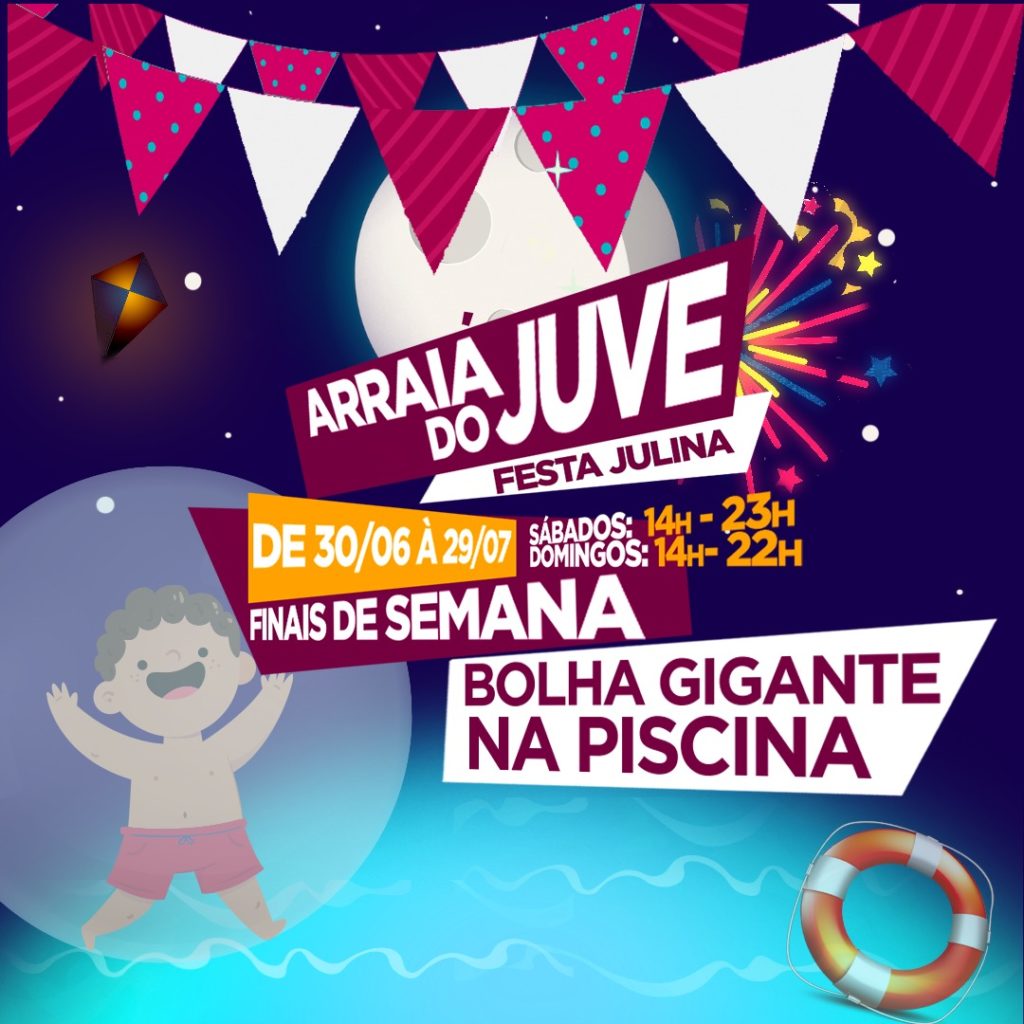 Bolha gigante promete animar Arraiá do Juve