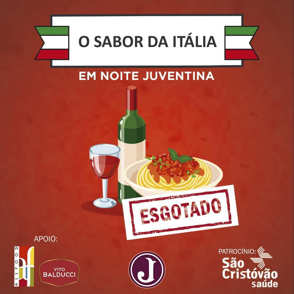 Ingressos esgotados para a Festa Italiana