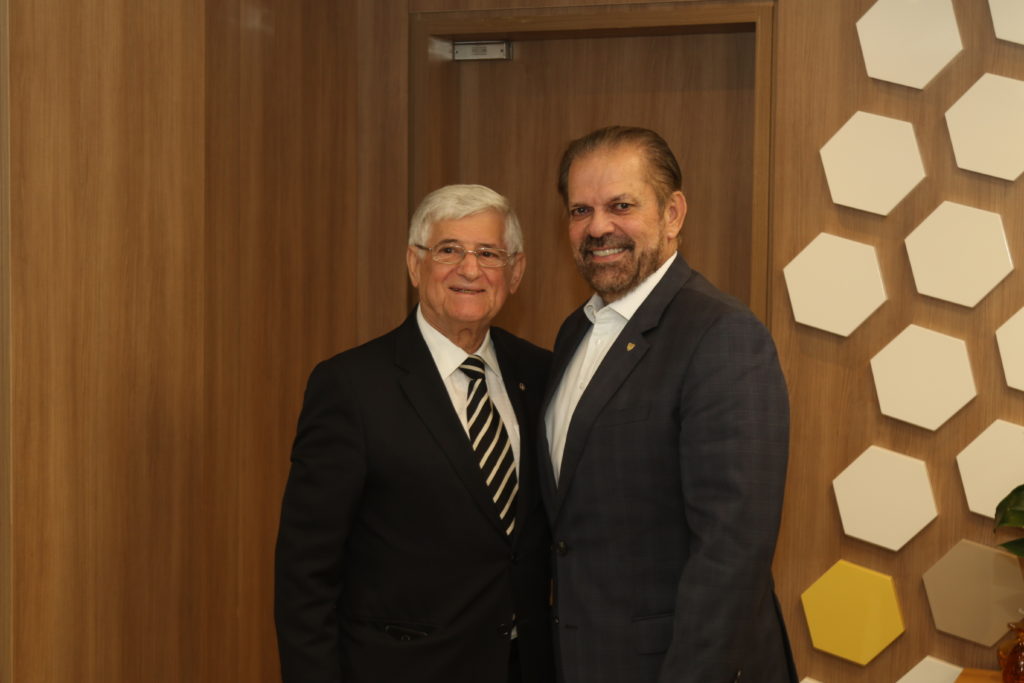 Presidente Domingos Sanches visita FPF