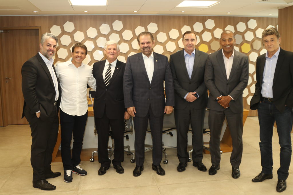 Presidente Domingos Sanches visita FPF