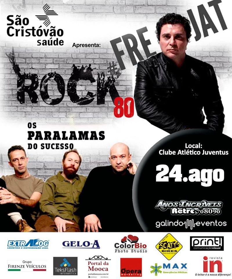 Paralamas do Sucesso e Frejat- Este evento não é organizado pelo Clube Atlético Juventus