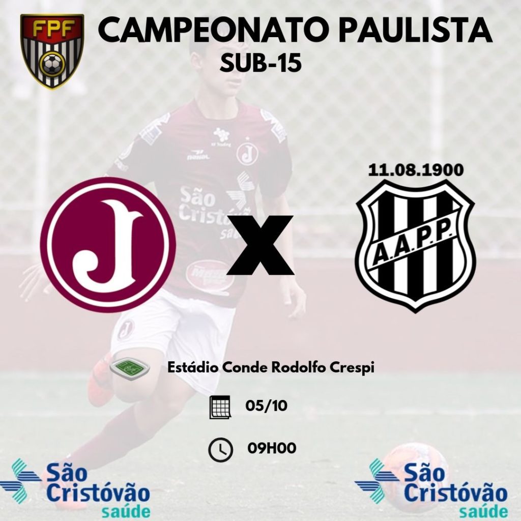 5ª rodada da 3ª fase do Paulista Sub 15 – Juventus x Ponte Preta