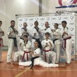 Equipe de Taekwondo participa da cerimônia de troca de faixa do Colégio Agostiniano