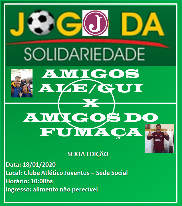 Juventus sedia jogo beneficente
