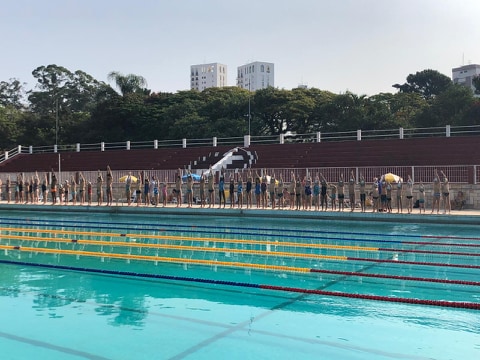 Departamento de Natação promove Clínica na Piscina Olímpica